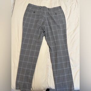 Gray Plaid Trousers 34 (more like a 33) x 28. Immaculate